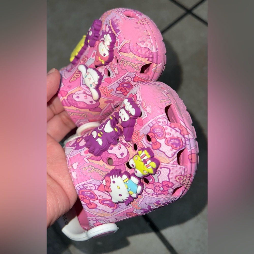 Hello kitty toddler crocs